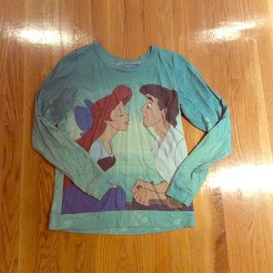 Little mermaid "kiss the girl" sweatshirt